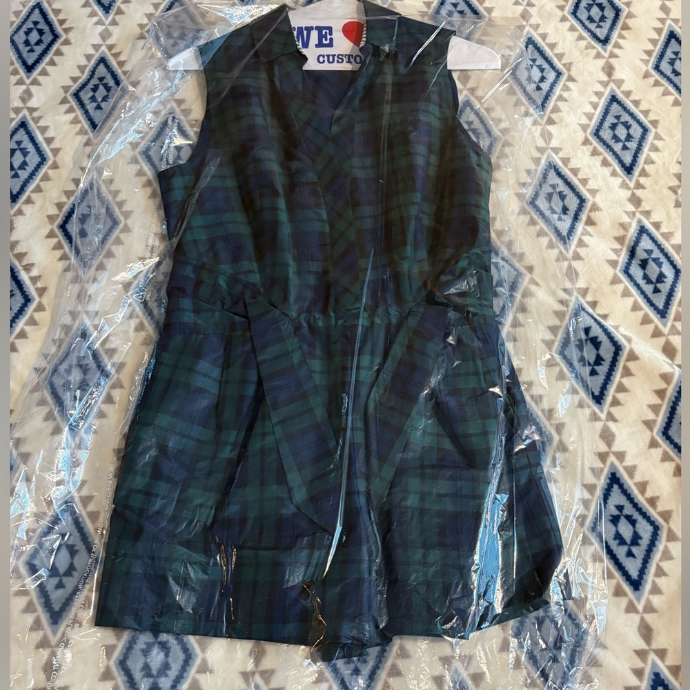 Vineyard vines Plaid Sleeveless Romper
